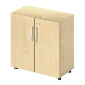 Schäfer Shop Select Aktenschrank LOGIN mit Drehtüren, Ahorn-Dekor, B: 80 cm, T: 42 cm, H: 78,8 cm