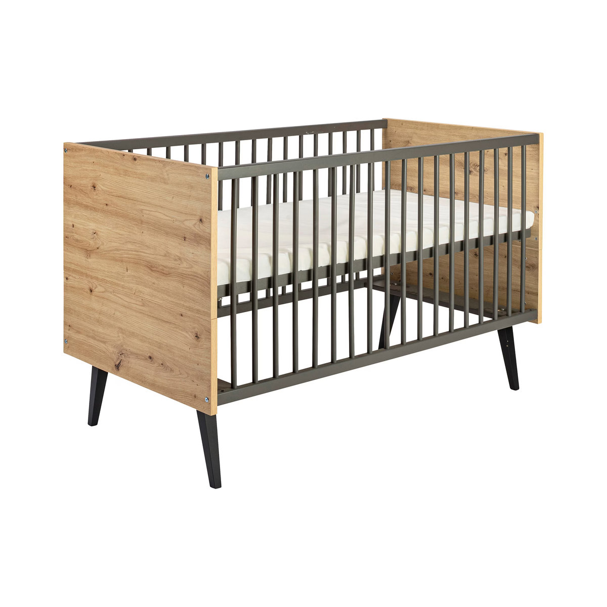 Schardt 2-tlg. Babyzimmer Morris Oak in Eiche Natur im skandinavischen Design - Bild 1