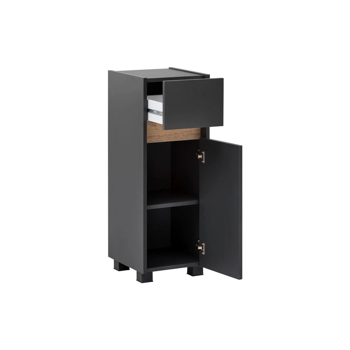 SCHILDMEYER Badezimmerschrank Cosmo Unterschrank Anthrazit B/H/T: 30,2 x 84,8 x 33 cm - Bild 3