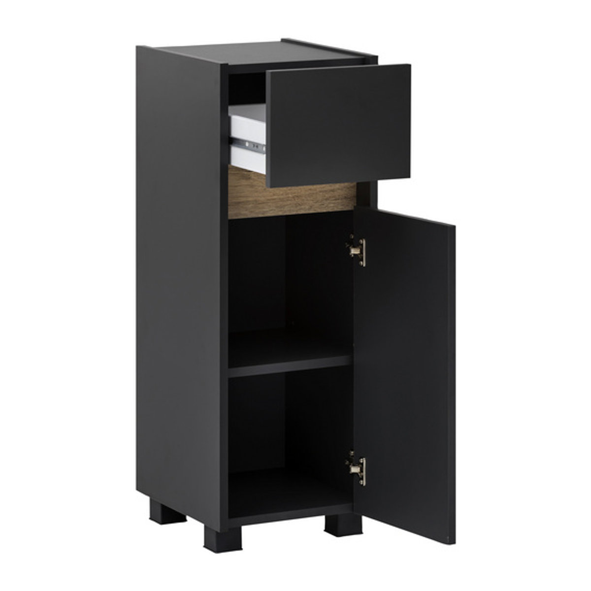 SCHILDMEYER Badezimmerschrank Cosmo Unterschrank Anthrazit B/H/T: 30,2 x 84,8 x 33 cm - Bild 6