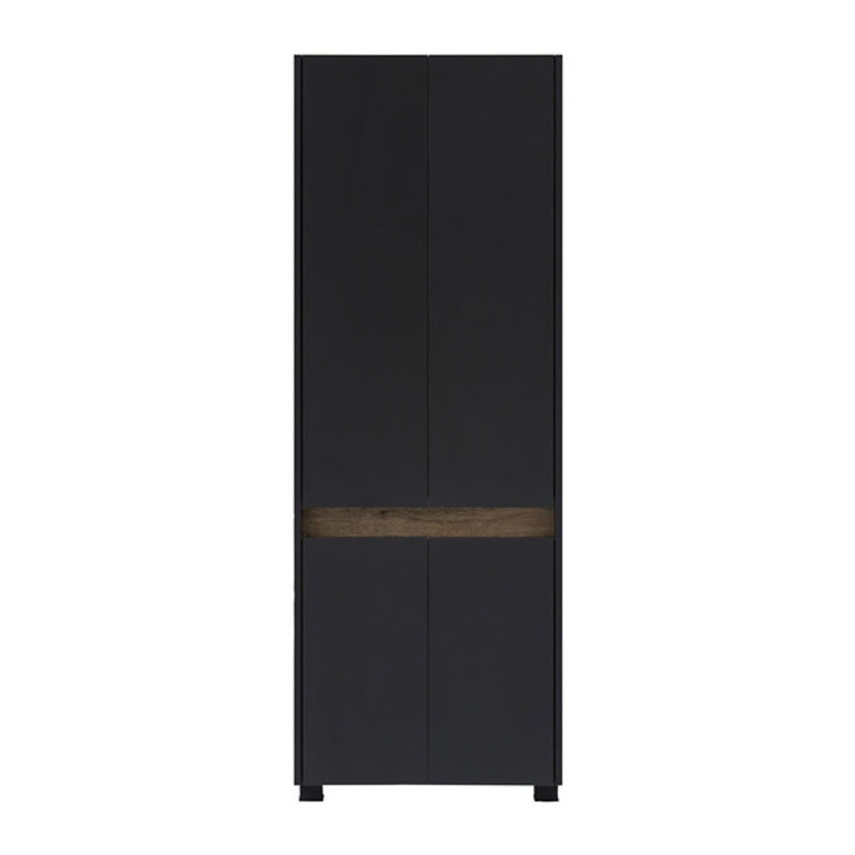 SCHILDMEYER Hochschrank Cosmo Vorratsschrank mit Drehtüren, Anthrazit, B/H/T: 56,9 x 164,5 x 33 cm - Bild 5