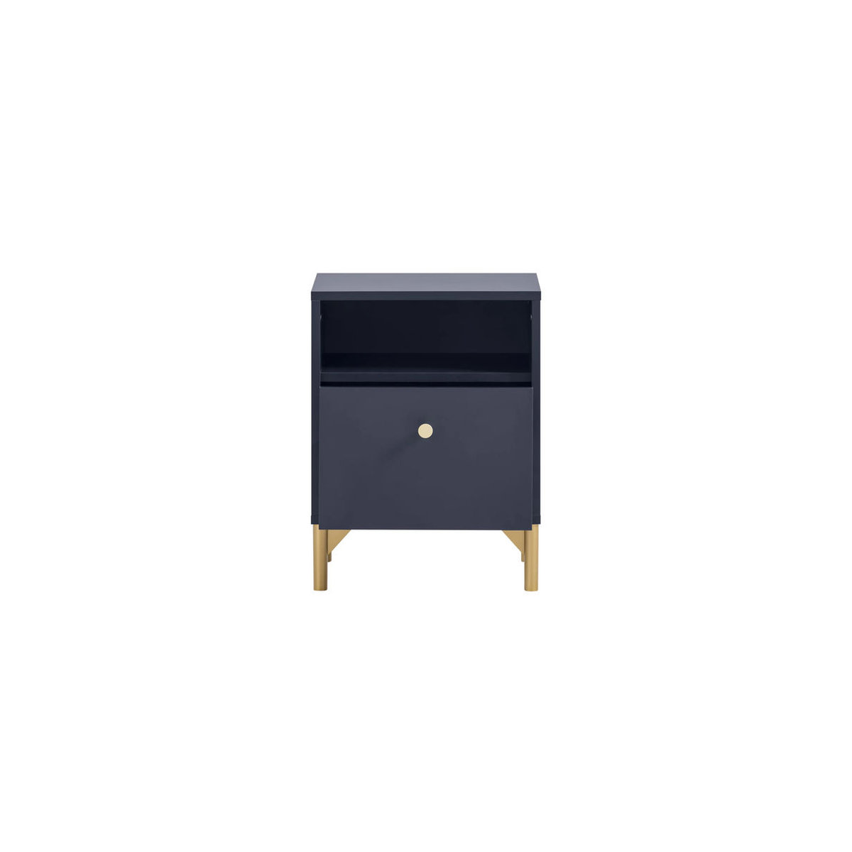 Schildmeyer Nachttisch Alfa 400 1SK in Blau B/H/T: 40,3 x 53,2 x 33,5 cm - Bild 3