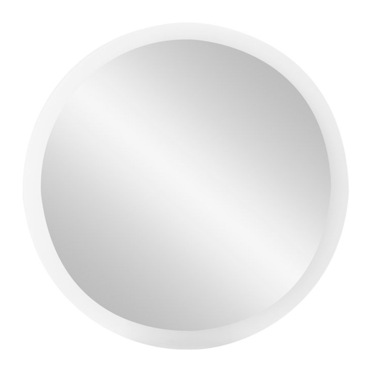 SCHILDMEYER Rundspiegel mit LED-Beleuchtung und Sensorschalter, silber, B/H/T: 60 x 60 x 3 cm - Bild 1