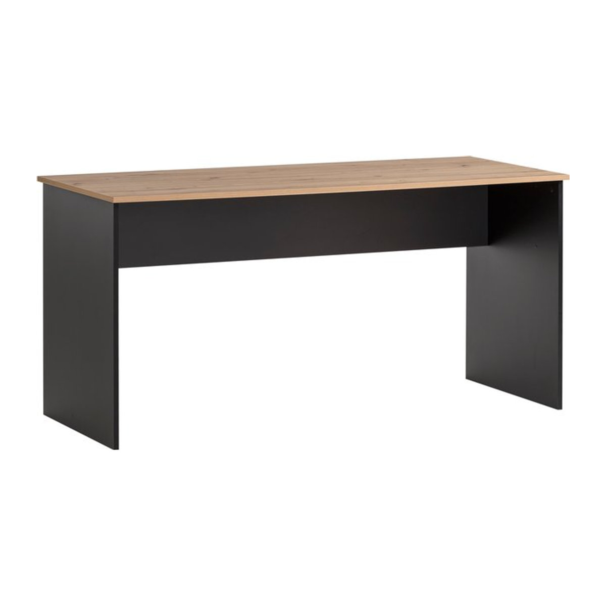 SCHILDMEYER Schreibtisch Aino in Eiche Artisan Nachbildung Schwarz, Skandinavisch Modern, B/H/T: 150 x 74 x 65 cm - Bild 1