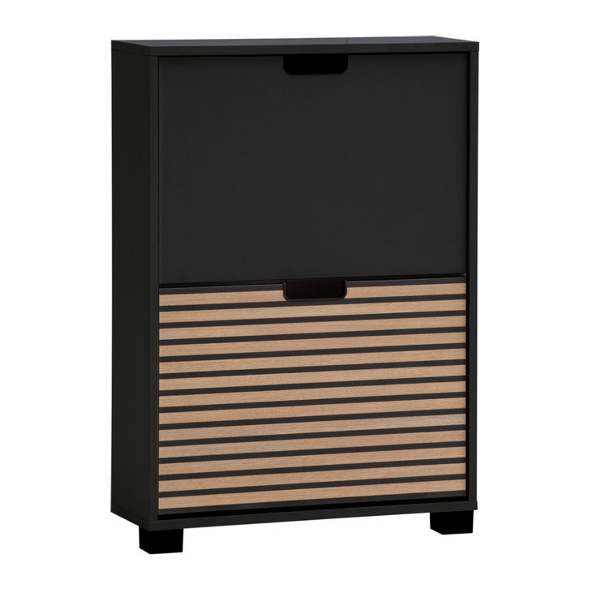 SCHILDMEYER Schuhkipper Ryker 2er Set Anthrazit B/H/T: 59,8 x 85,2 x 19,5 cm - Bild 1