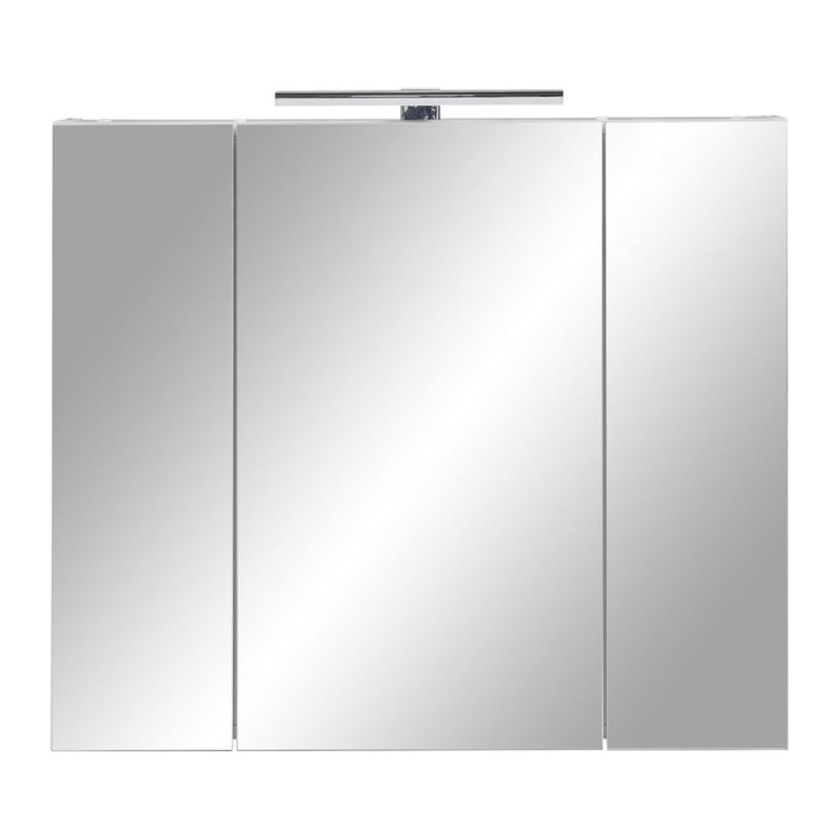 Schildmeyer Spiegelschrank Limone weiß, B/H/T: 80 x 74,4 x 16 cm - Bild 1