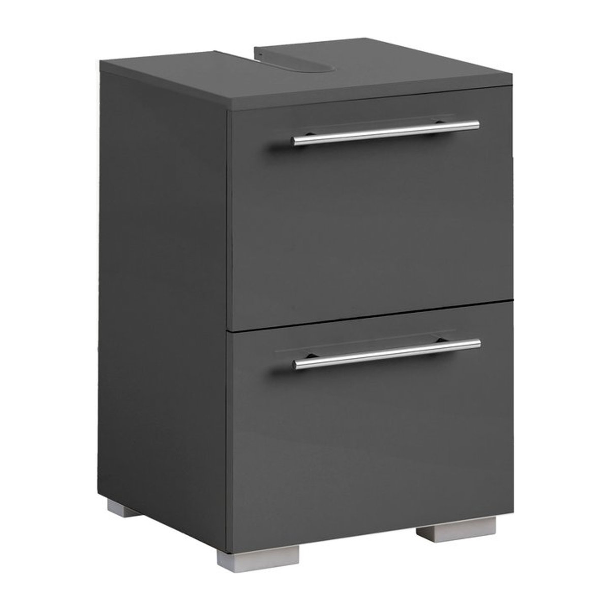 Schildmeyer Waschbeckenunterschrank Carlos in Anthrazit mit Drehtüren, B/H/T: 40,2 x 59,1 x 35 cm - Bild 1