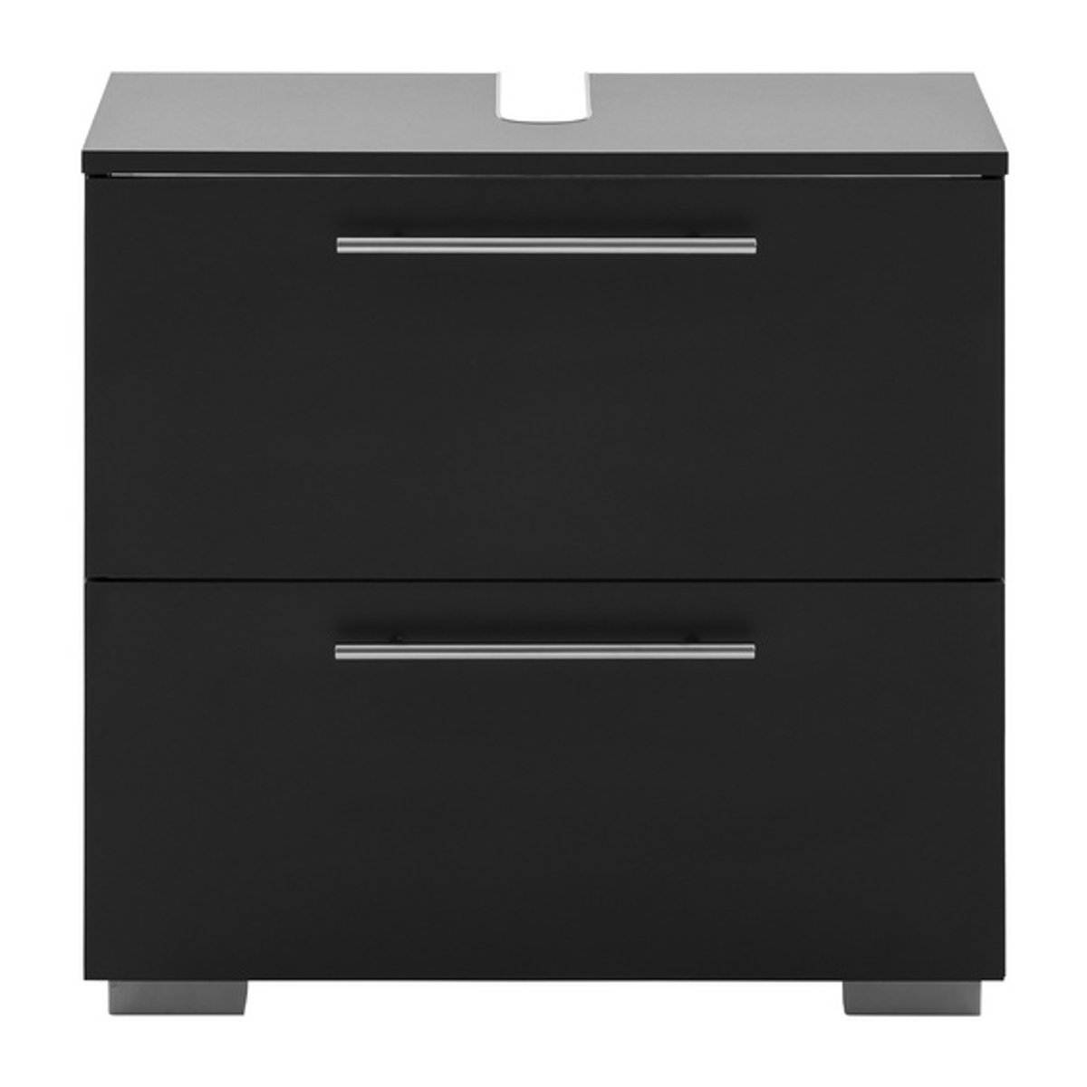 SCHILDMEYER Waschbeckenunterschrank Carlos in Anthrazit mit Drehtüren, B/H/T: 60,2 x 59,1 x 35 cm - Bild 3