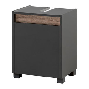 Schildmeyer Waschbeckenunterschrank Cosmo in Anthrazit mit Drehtüren, B/H/T: 41,8 x 54,6 x 33 cm