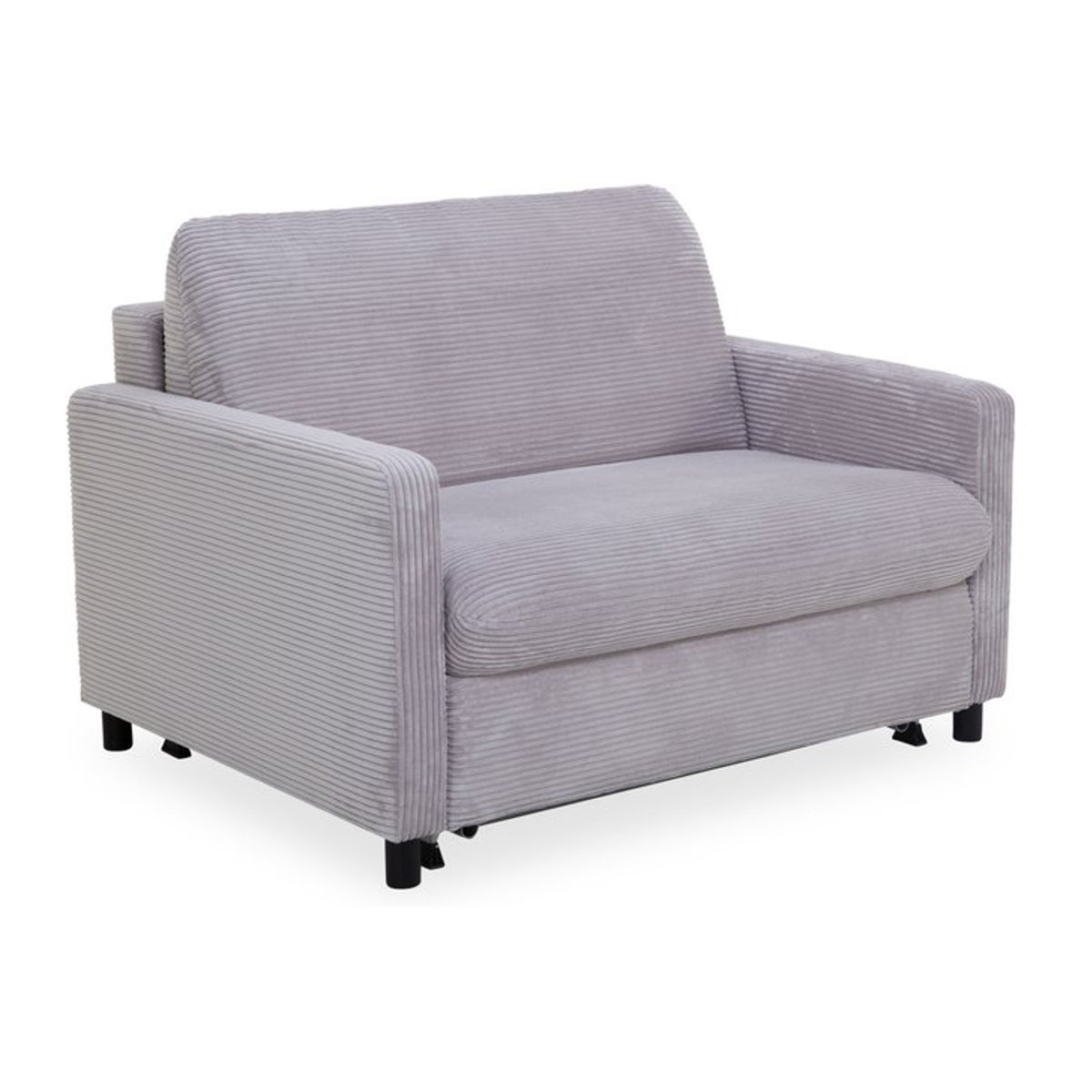 Schlafsessel PHOENIX in Schwarz und Grau aus Polyester-Stoff im modernen Design - Bild 1