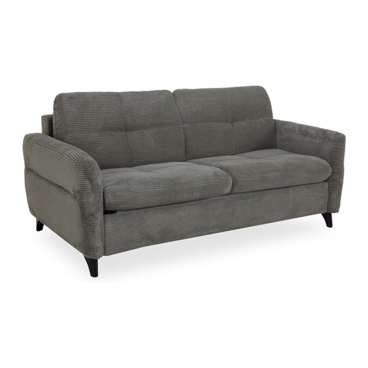 Schlafsofa PHILIPPA in Grün und Grau aus Polyester-Stoff im modernen Design, B/T/H: 162 x 60 x 105 cm - Bild 1