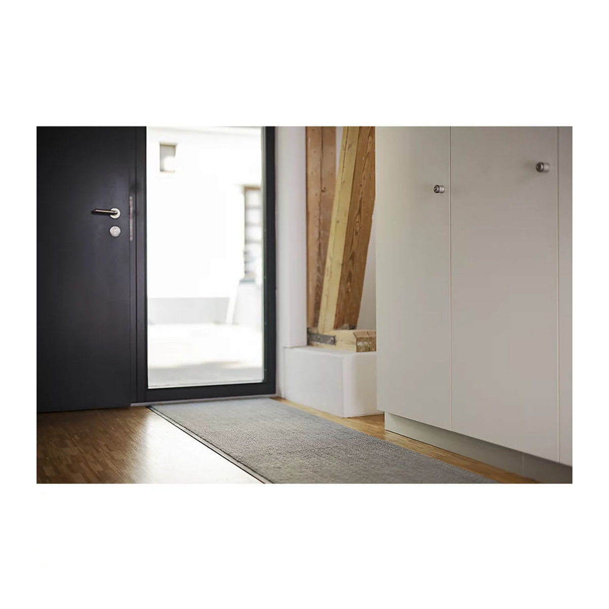 Schmutzfangmatte miltex Eazycare Style in Basaltgrau, eckig, antistatisch, UV-beständig und waschbar, B: 85 cm, L: 300 cm - Bild 2