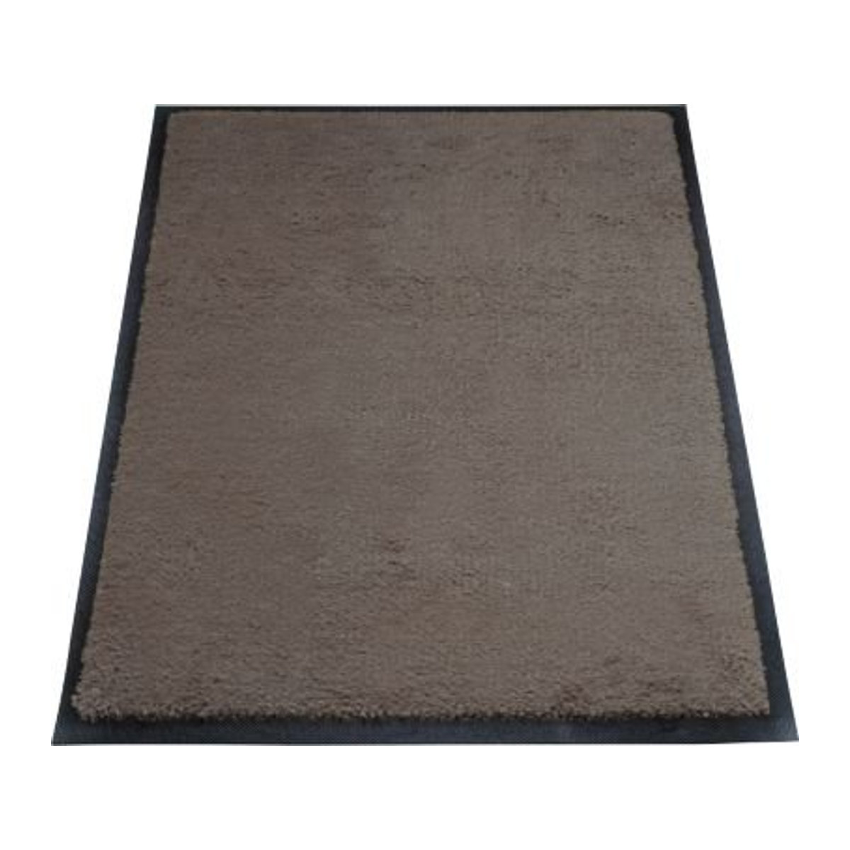 Schmutzfangmatte miltex Eazycare Style in Graubraun, eckig, antistatisch, UV-beständig und waschbar, B: 85 cm, T: 60 cm - Bild 1