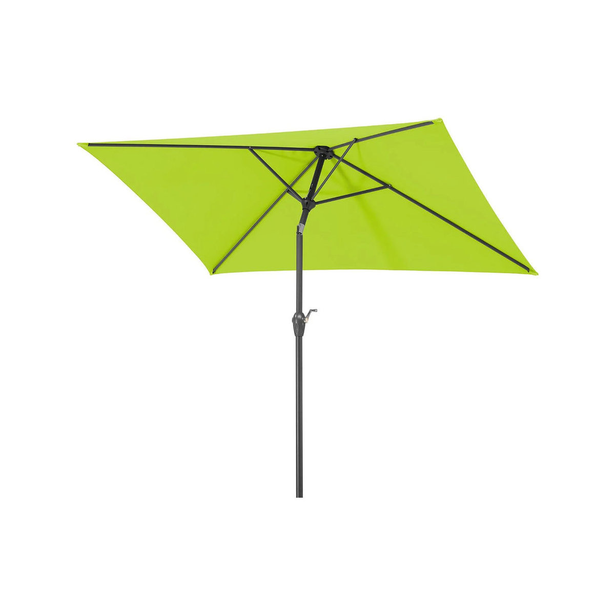 Schneider Sonnenschirm Bilbao in Apfelgrün mit Automatik-Knicker aus Polyester und Stahl, B: 228 cm, T: 130 cm, H: 210 cm - Bild 2