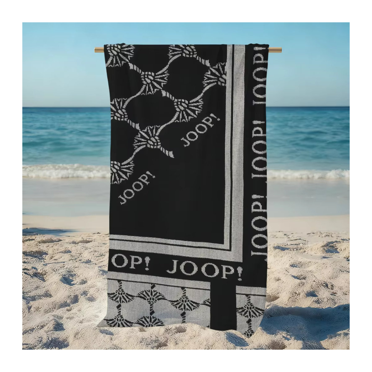 Schnell trocknendes und saugfähiges Strandhandtuch von J-JOOPES-s in Mehrfarbig - Bild 2
