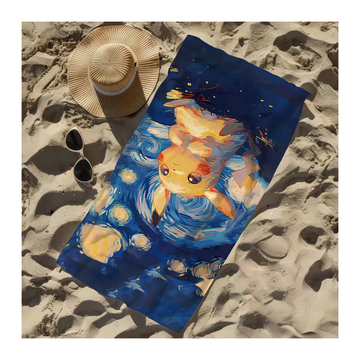 Schnelltrocknendes Sport Handtuch Potdemiel Pokemon Design mehrfarbig für Sauna, Pool und Fitness - Bild 4