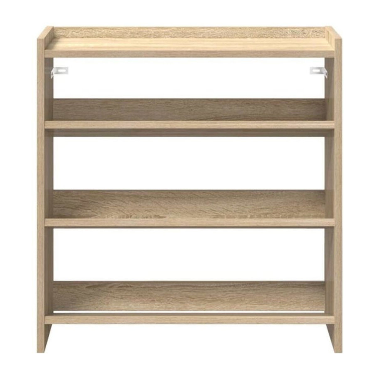 Schuhregal Vidaxl aus Holzwerkstoff in Sonoma-Eiche Natur, B/T/H: 60 x 25 x 62 cm - Bild 1