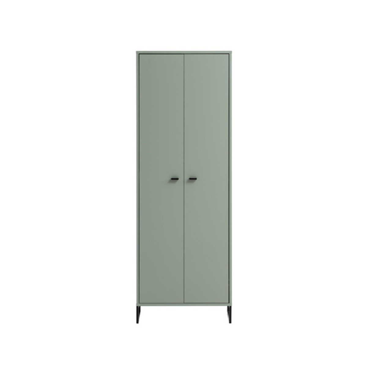 Schuhschrank Janne von SCHILDMEYER in Grün und Schwarz mit Drehtüren, B/T/H: 33 x 60,2 x 169,7 cm - Bild 2