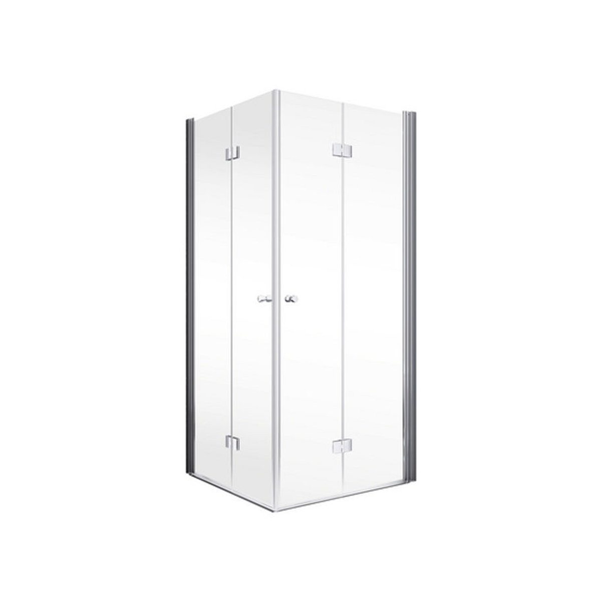 SCHULTE Duschkabine Alexa Style 2.0 mit Drehfalttür, Silber, B: 90 cm, H: 192 cm - Bild 1