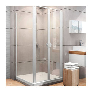 SCHULTE Eckdusche Sunny Duschkabine aus Glas in transparent und alufarben, B/T/H: 80 x 80 x 180 cm