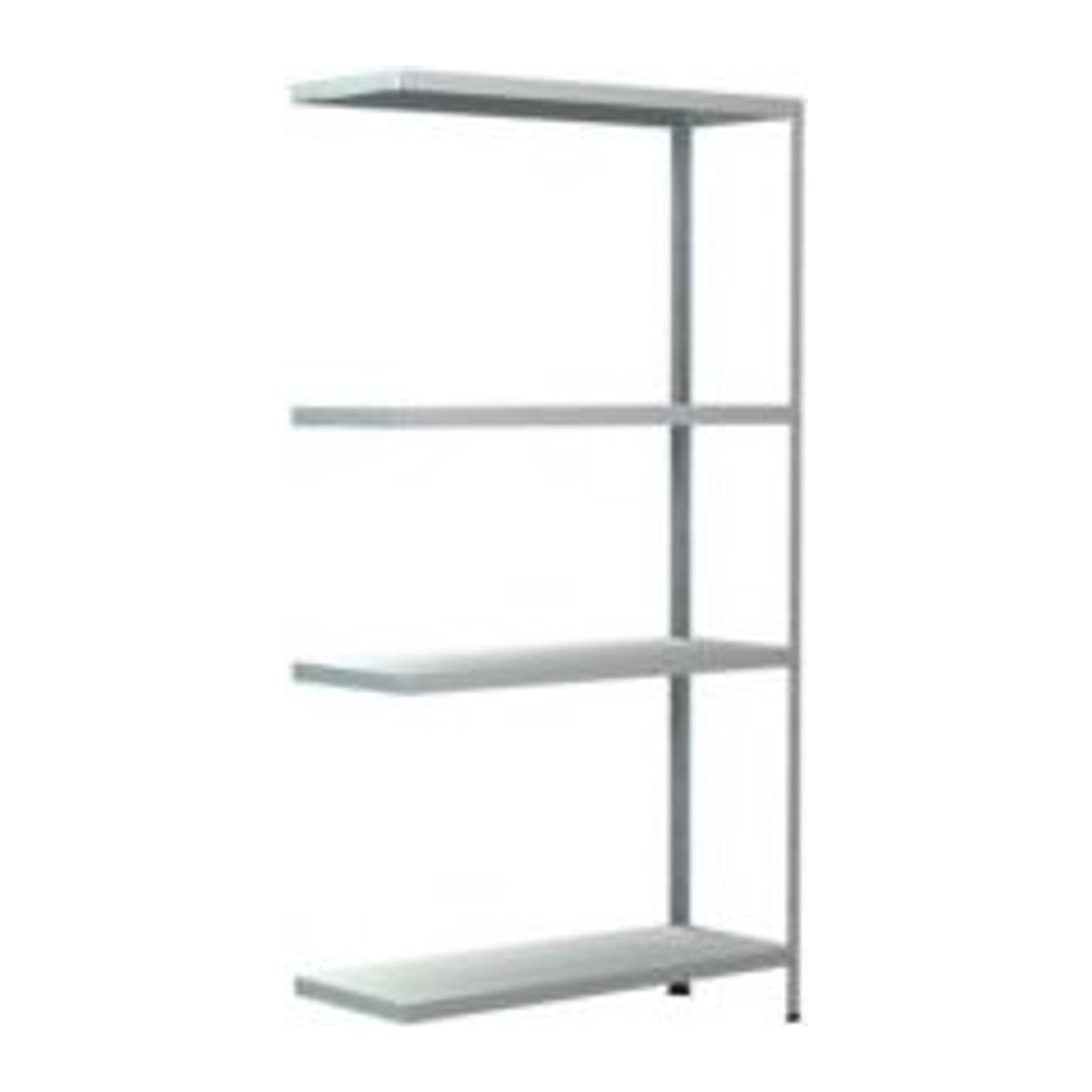 Schulte Regalwelt Steckregal im Baukastensystem als Anbauregal, Weiß, B/T/H: 80 x 30 x 150 cm - Bild 1
