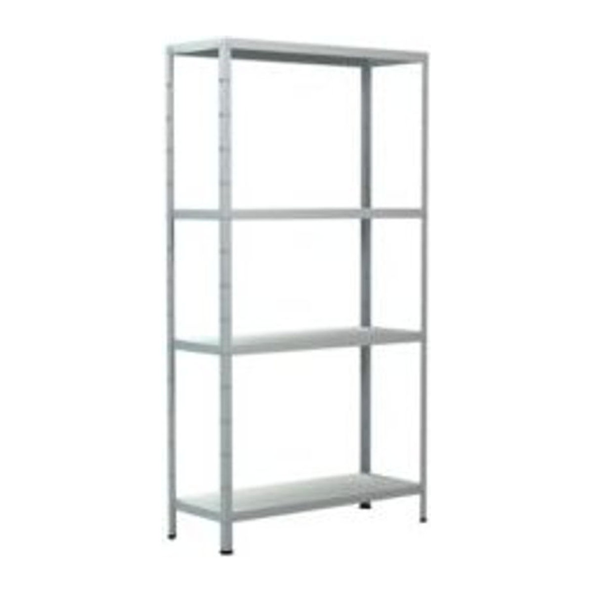 Schulte Regalwelt Steckregal im Baukastensystem Grundregal weiß B/T/H: 80 x 30 x 150 cm - Bild 1