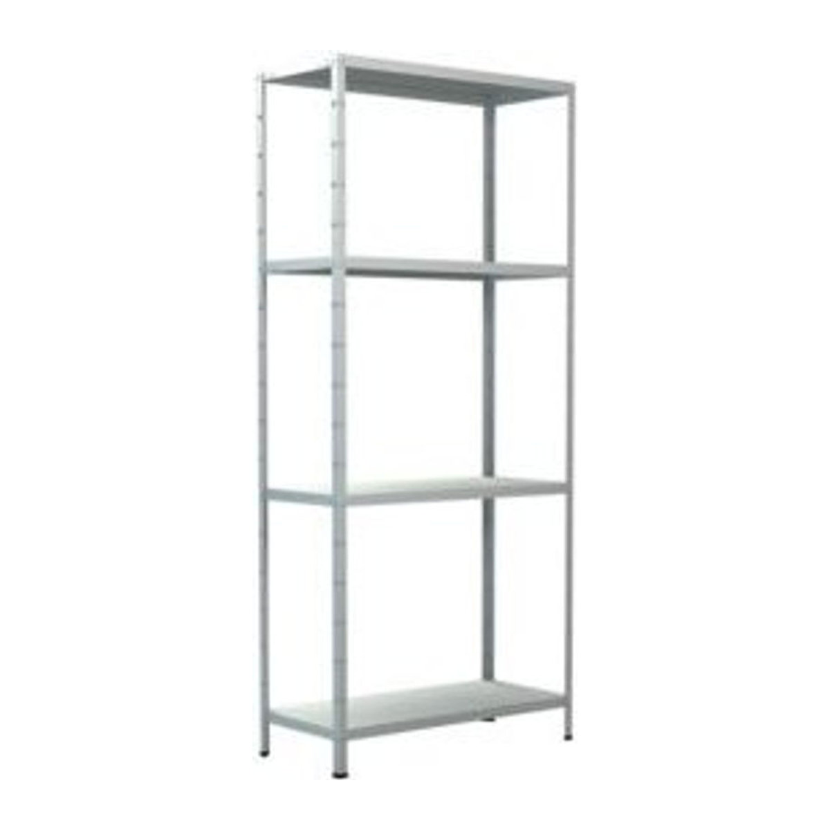 Schulte Regalwelt Steckregal im Baukastensystem Grundregal, weiß, B/T/H: 80 x 35 x 180 cm - Bild 1