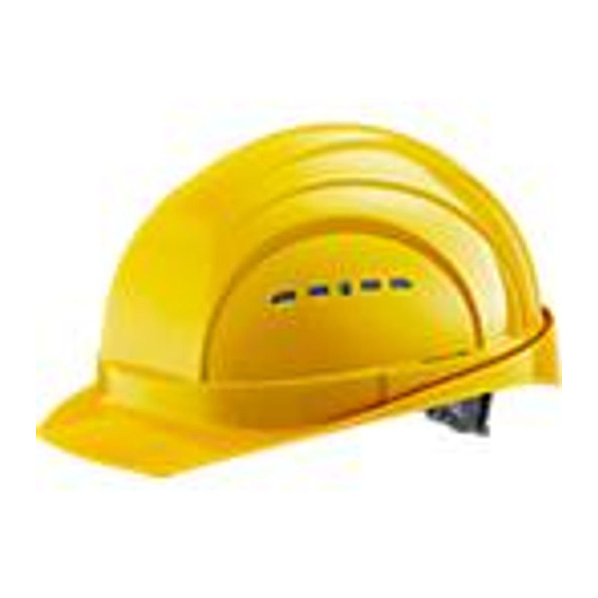 Schutzhelm EuroGuard I/79 4-G aus Hochdruck-Polyethylen in Gelb mit 4-Punkt-Gurtband und Belüftung nach DIN EN 397 - Bild 2