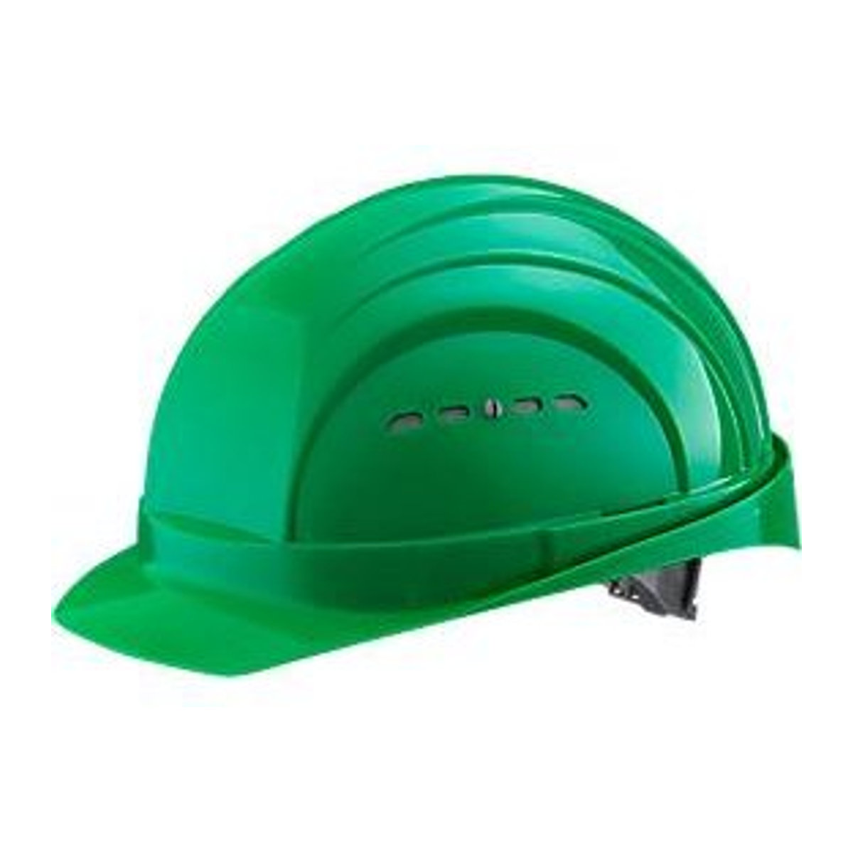 Schutzhelm EuroGuard I/79 4-G aus Hochdruck-Polyethylen in Grün mit 4-Punkt-Gurtband und Belüftung nach DIN EN 397 - Bild 1