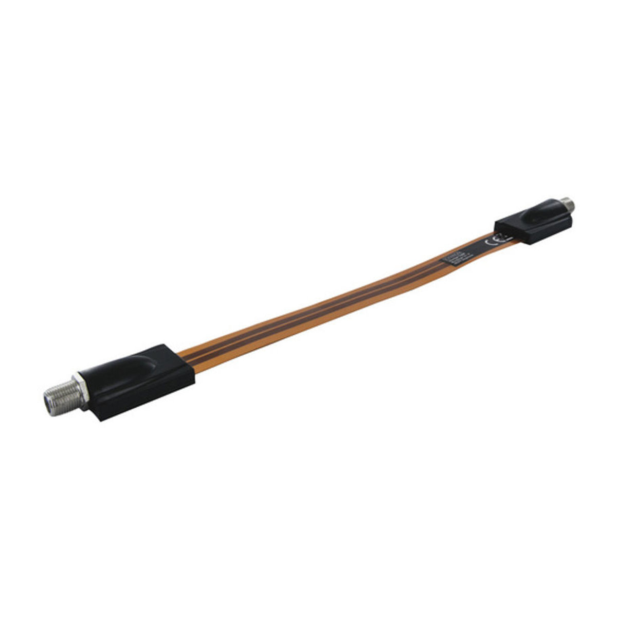 Schwaiger Fensterdurchführung ultraflach in Orange und Schwarz aus Kunststoff, Breite: 17,3 cm - Bild 4