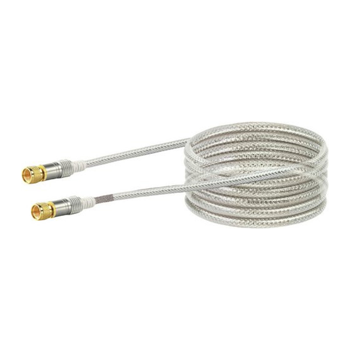 Schwaiger SAT Anschlusskabel KVCHD15 Transparent, Länge: 1,5 m, 1x F-Stecker / 1x F-Stecker - Bild 2