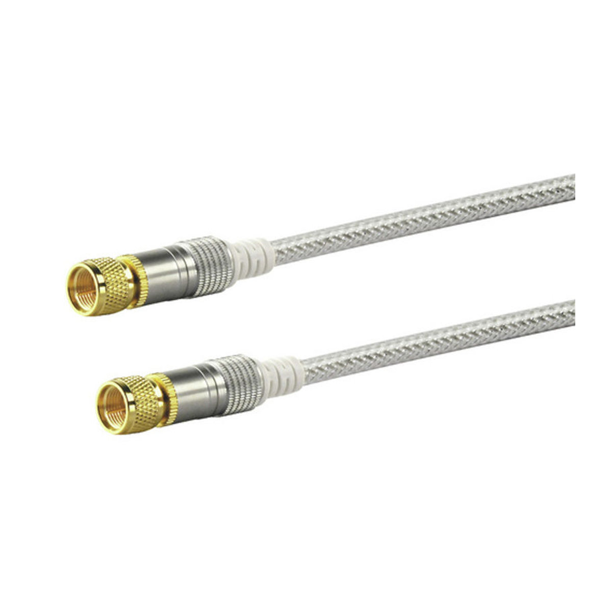 Schwaiger SAT Anschlusskabel KVCHD15 Transparent, Länge: 1,5 m, 1x F-Stecker / 1x F-Stecker - Bild 4
