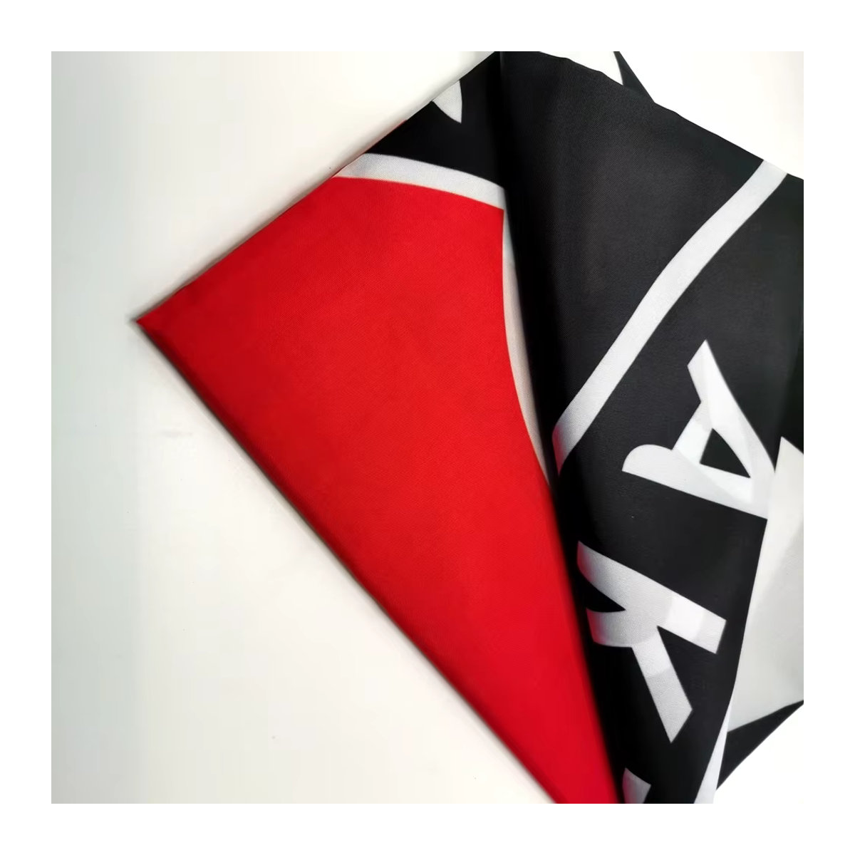 Schwarze Antifaschistische Aktionsflagge aus Polyester, Design: Antifa Anarchy Revolution, B x H: 90 x 150 cm - Bild 6