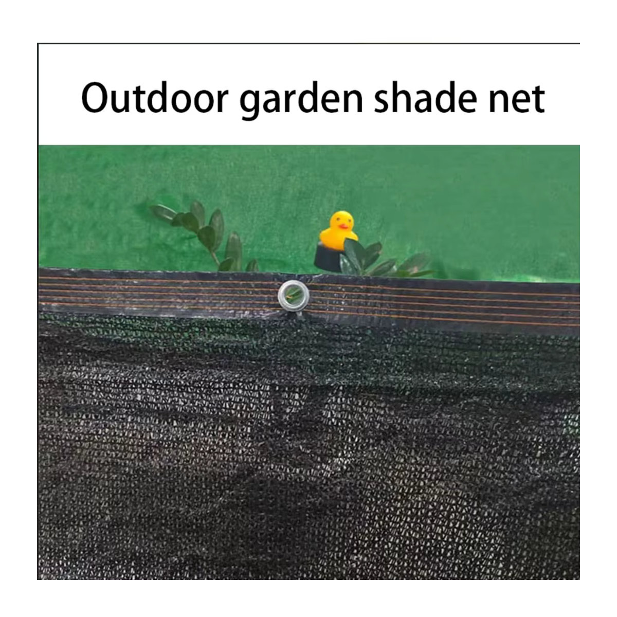 Schwarzes Sonnenschutznetz als Sichtschutz und UV-Schutz für dein Pflanzengewächshaus und den Garten - Bild 3