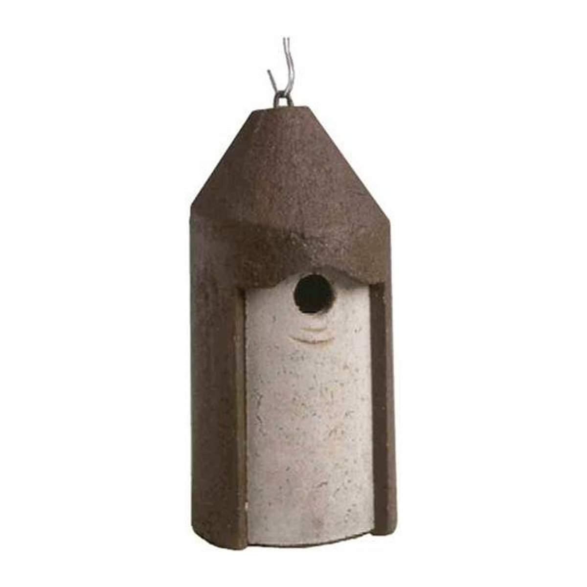 Schwegler Nisthöhle für Meisen aus Holz und Beton in Braun und Grau, H x B x T: 35 x 17 x 16 cm - Bild 1