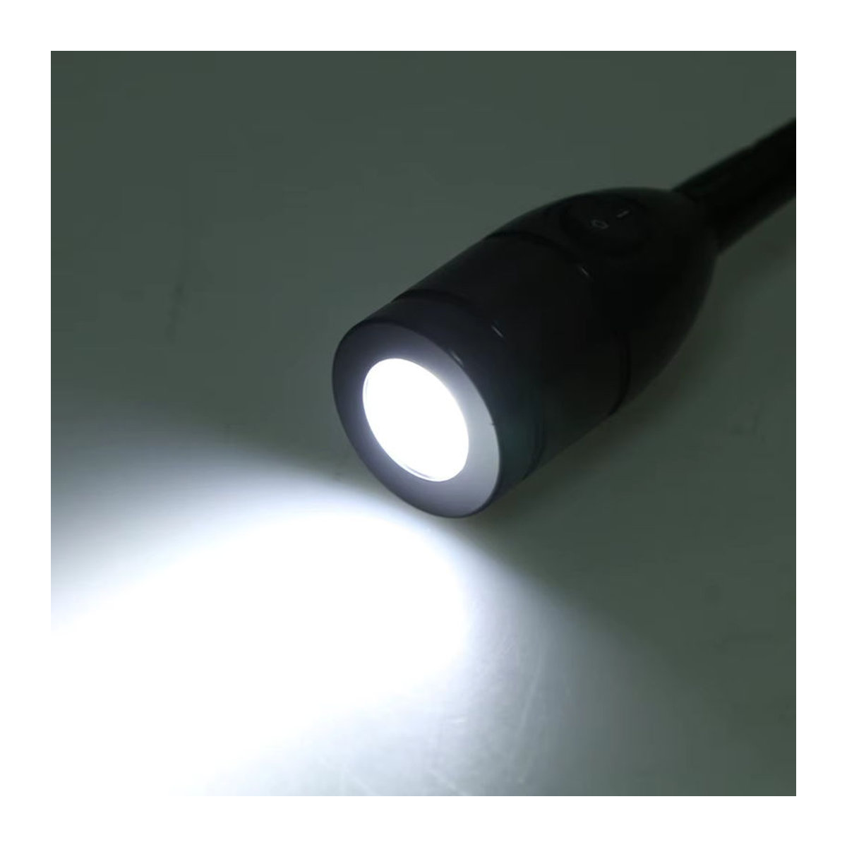 Schwenkbare Marine Boot Tischlampe mit integriertem Leselicht und Druckknopfschalter, Schwarz, 12V Strahler - Bild 2