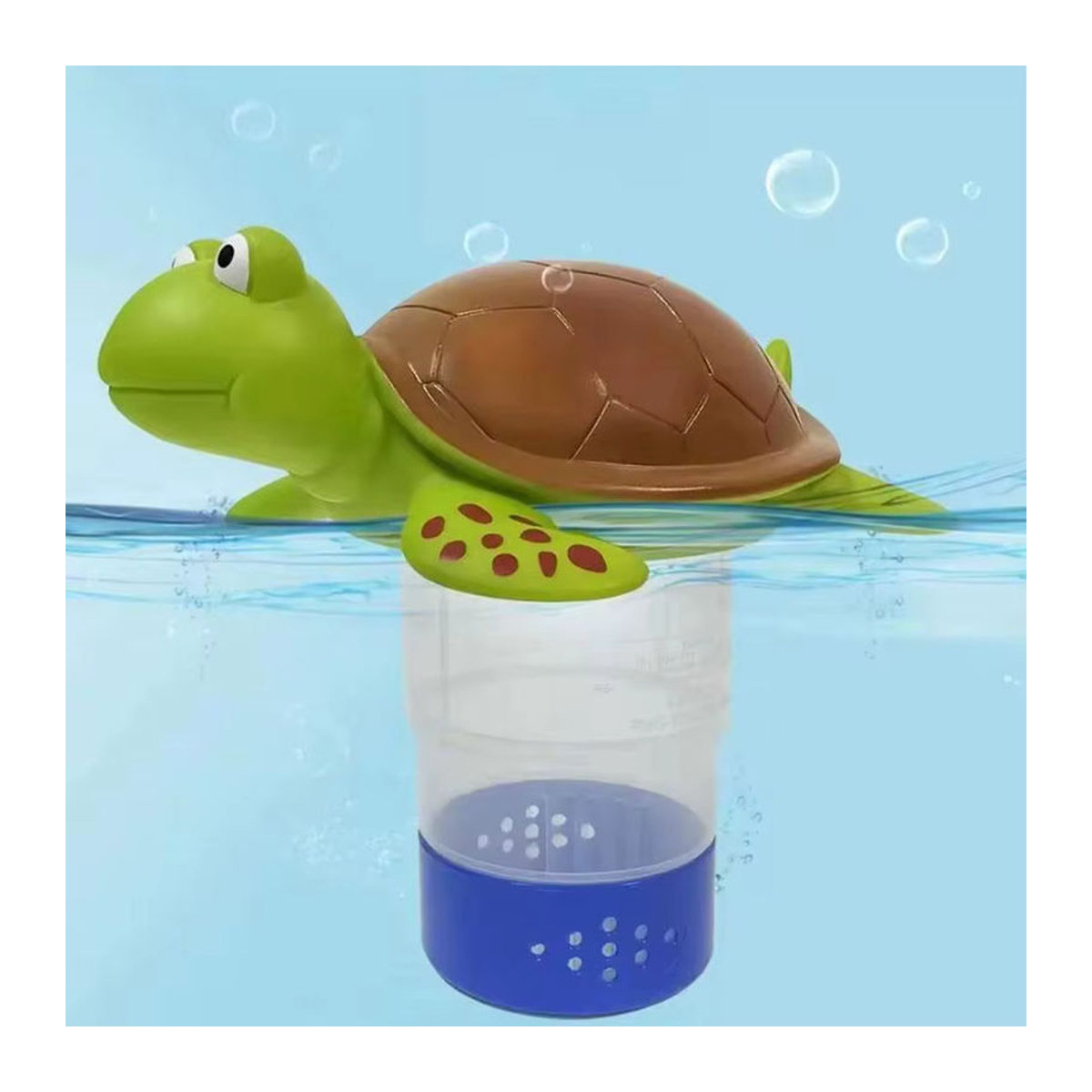 Schwimmbad Chemie Floater Spender aus Kunststoff für Chlor und Brom Tabletten in Bunt - Bild 2