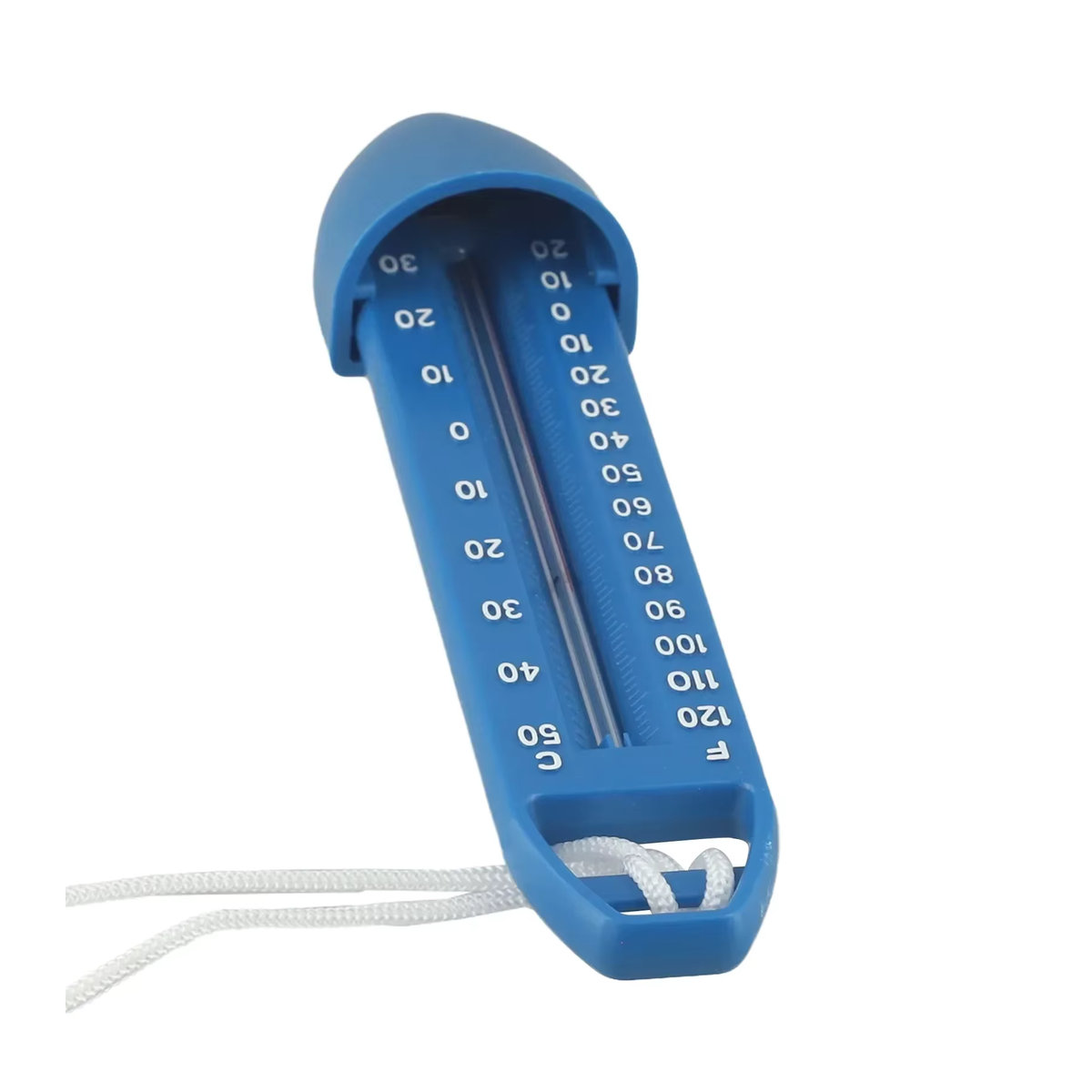 Schwimmendes Thermometer Basic in Blau für Schwimmbäder, B/H: 17 x 4,2 cm - Bild 2