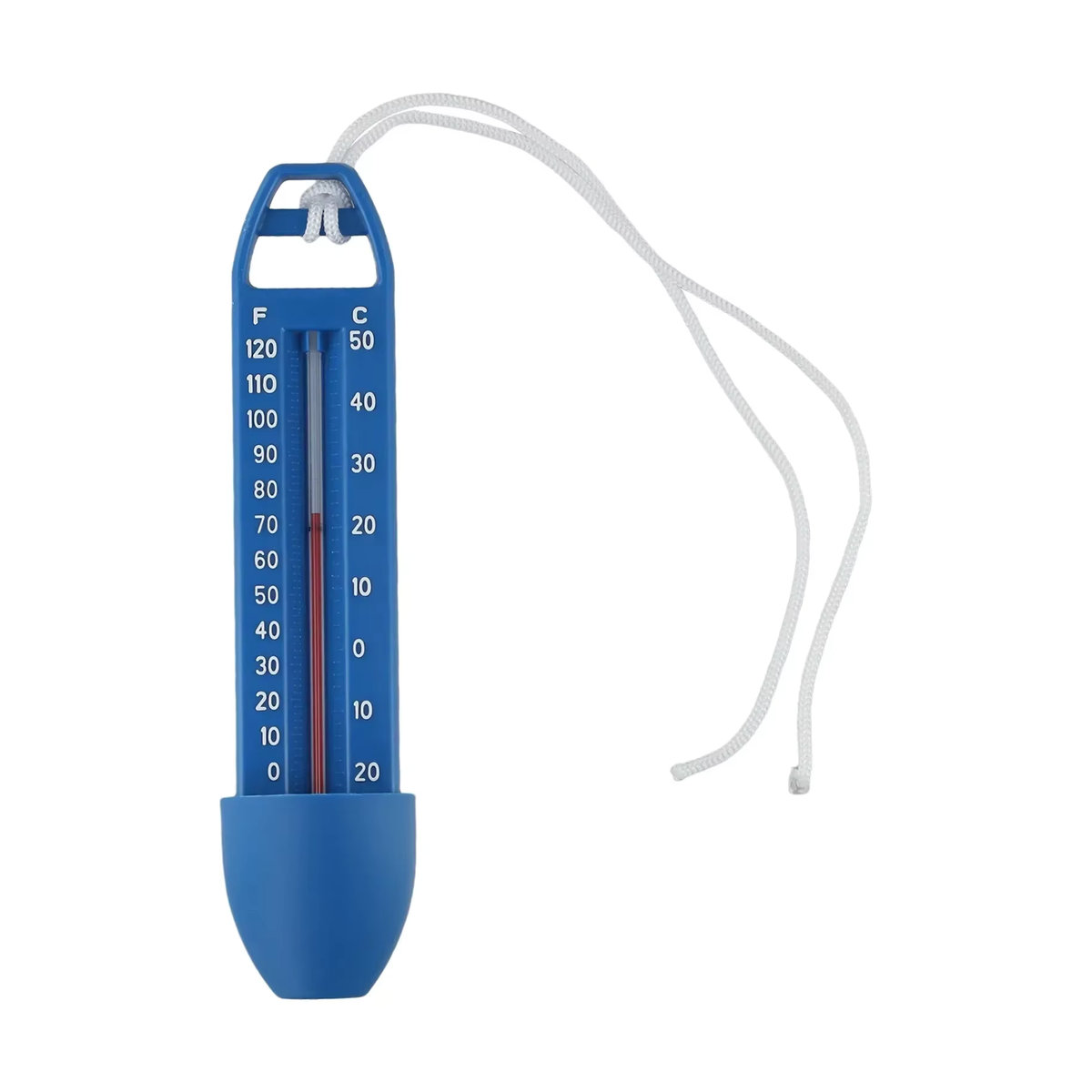 Schwimmendes Thermometer Basic in Blau für Schwimmbäder, B/H: 17 x 4,2 cm - Bild 4