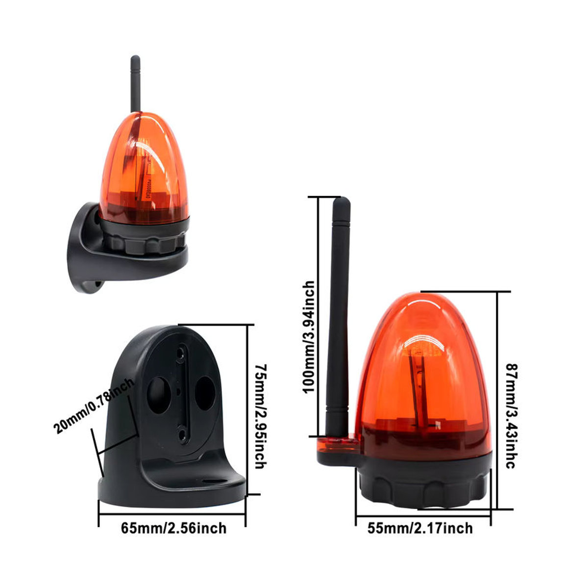 Scimagic-RC Universal LED Signal Alarm Licht für Garagentore und Toröffner 12-265V AC/DC - Bild 4