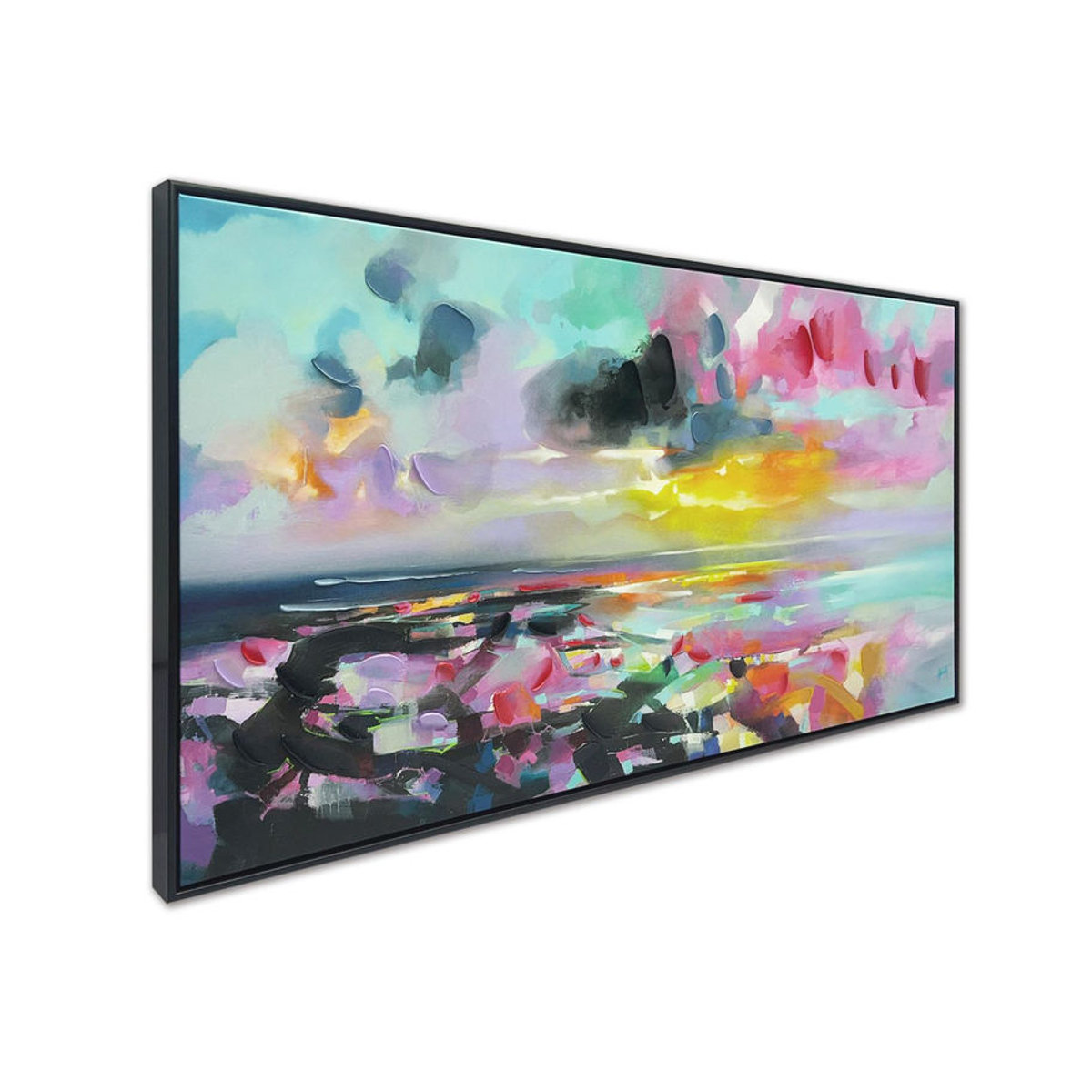 Scott Naismith Esprit Insulaire Leinwand Landschaft Querformat Mehrfarbig B: 50 cm, H: 50 cm - Bild 3