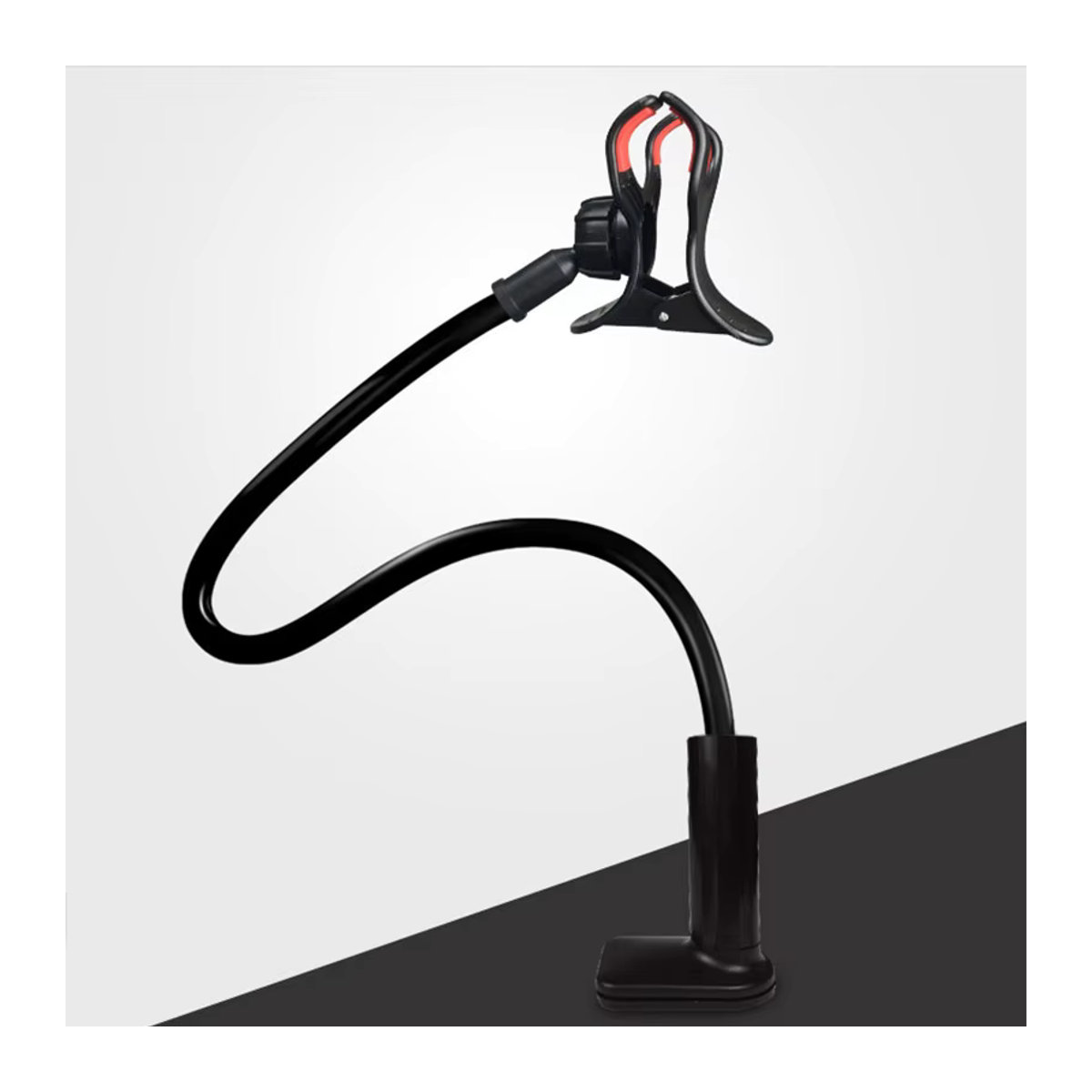 SEamopar Universal 360 Grad Lazy Bed Desktop Handyhalterung mit flexiblem Clip in Schwarz oder Weiß - Bild 2