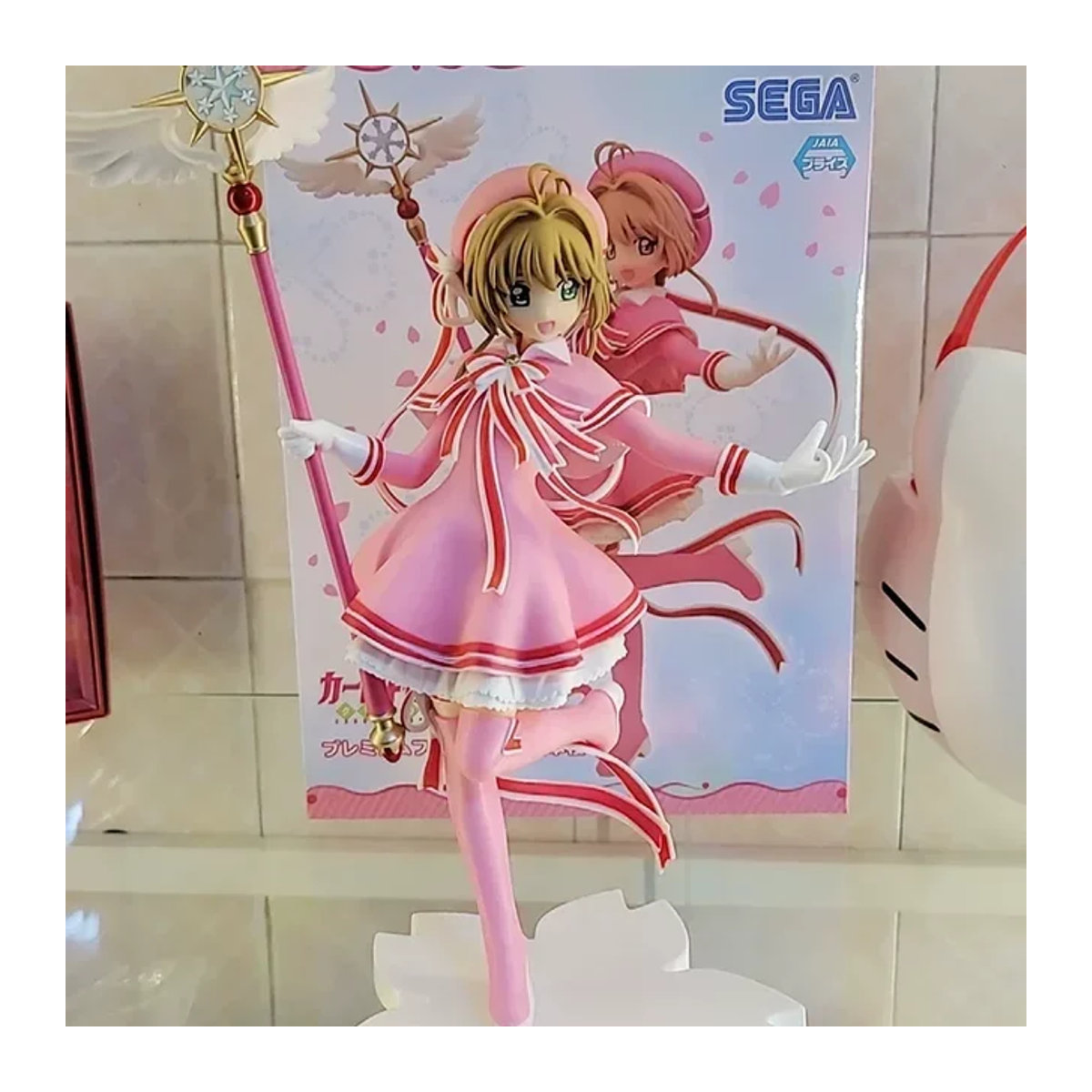 Sega Card Captor Sakura Kinomoto Anime Figur aus Kunststoff in Rosa, Höhe: 22 cm - Bild 1