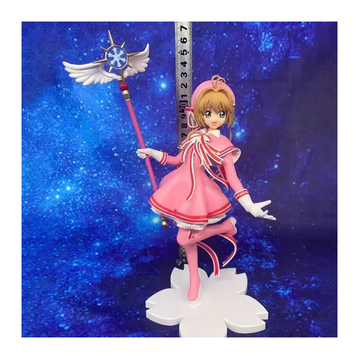 Sega Card Captor Sakura Kinomoto Anime Figur aus Kunststoff in Rosa, Höhe: 22 cm - Bild 2