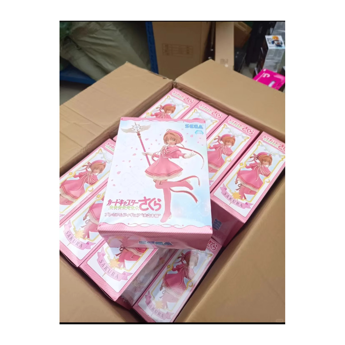 Sega Card Captor Sakura Kinomoto Anime Figur aus Kunststoff in Rosa, Höhe: 22 cm - Bild 3
