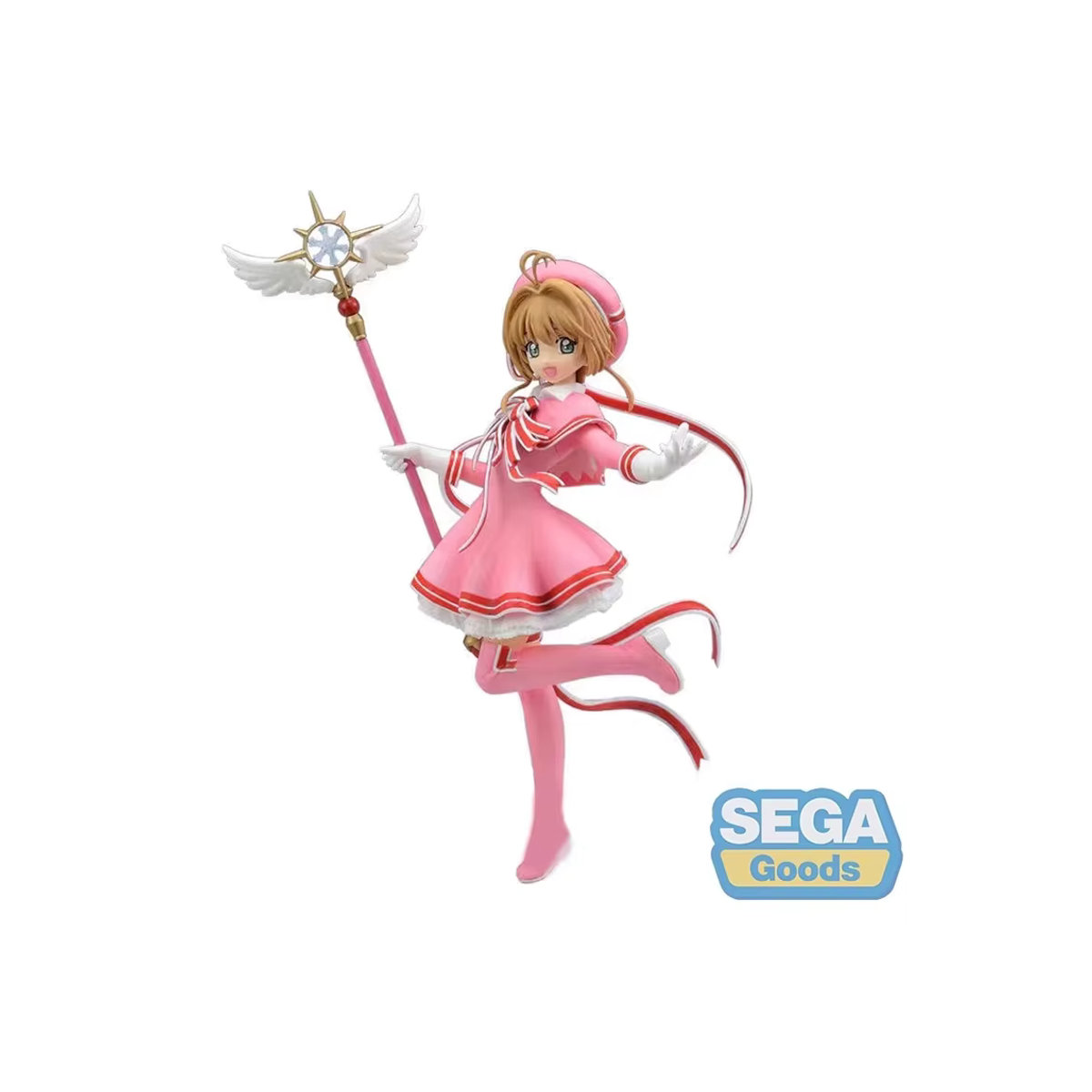 Sega Card Captor Sakura Kinomoto Anime Figur aus Kunststoff in Rosa, Höhe: 22 cm - Bild 4