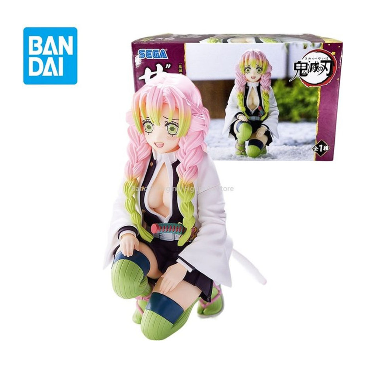 SEGA Demon Slayer Anime Figur Kanroji Mitsuri mehrfarbige Actionfigur aus Kunststoff für Sammler und Kinder - Bild 1