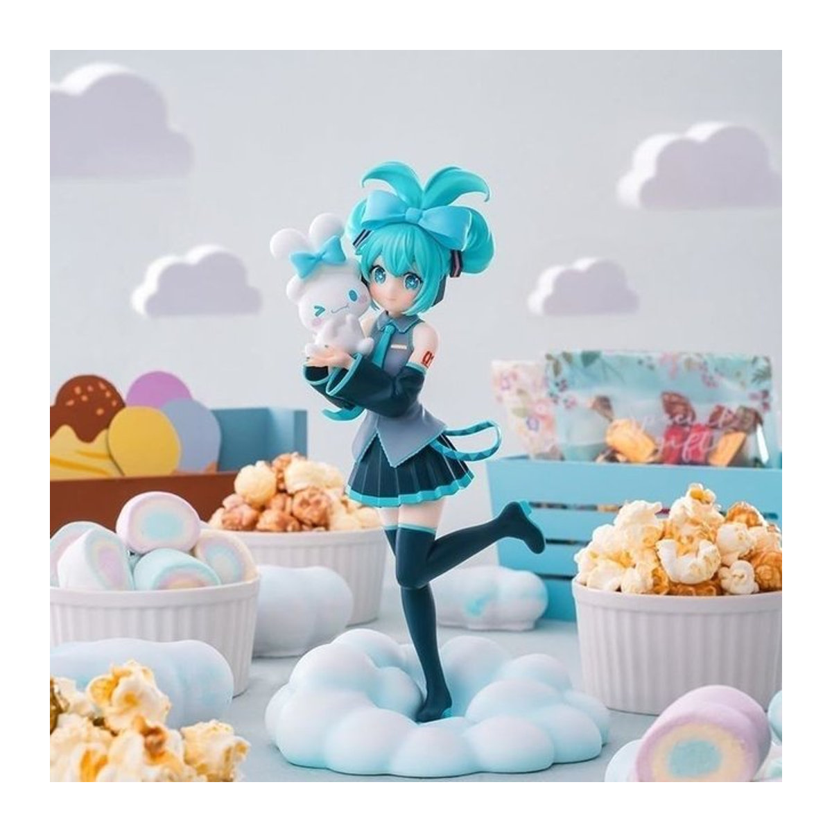 Sega Hatsune Miku Luminasta Anime Figur mit Cinnamoroll, mehrfarbig, Höhe: 20 cm - Bild 1