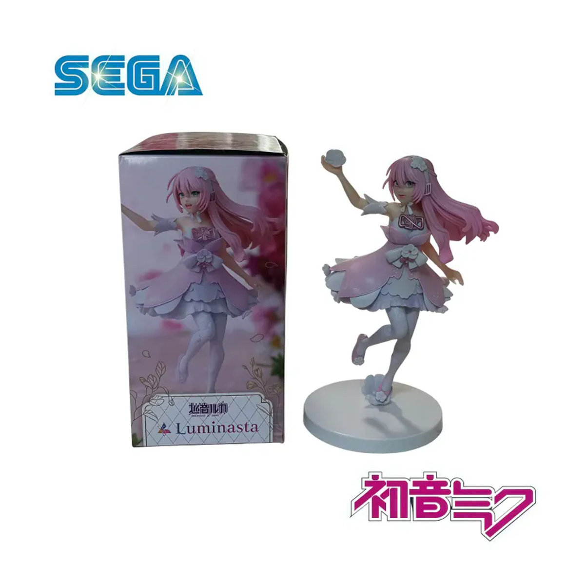 SEGA Hatsune Miku Megurine Luka Actionfigur in Rosa aus Kunststoff - Bild 3