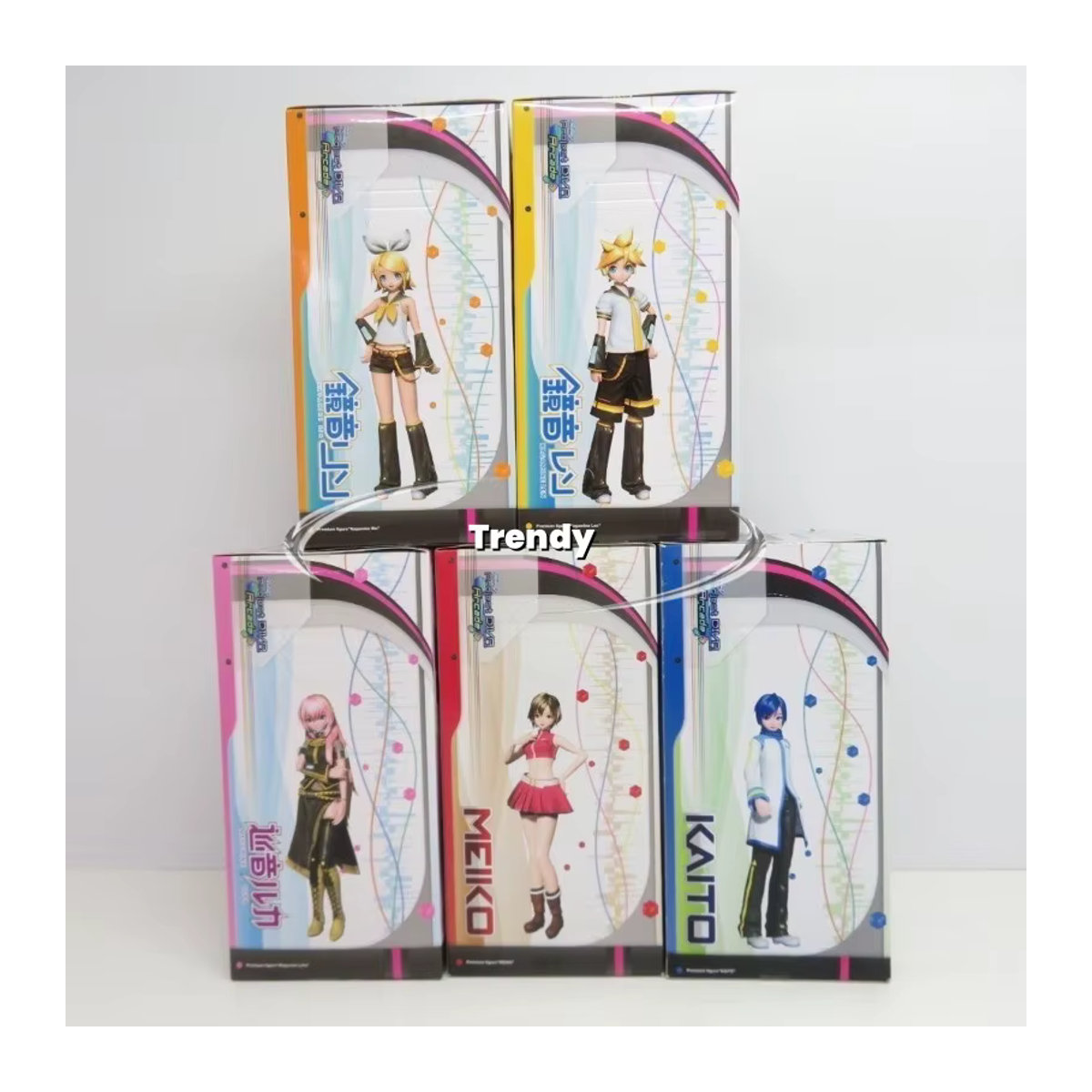 SEGA Hatsune Miku Meiko KAITO Mirror Sound Twins Scenery Figure Sammlerfigur aus Kunststoff in Blau und Mehrfarbig - Bild 3